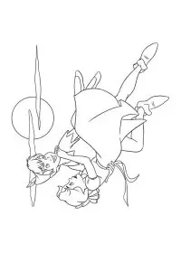 Fisă de colorat cu Peter pan de colorat p38