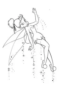 Fisă de colorat cu Peter pan de colorat p39