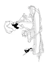 Fisă de colorat cu Peter pan de colorat p42