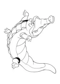 Fisă de colorat cu Peter pan de colorat p45