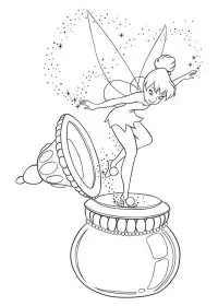 Fisă de colorat cu Peter pan de colorat p61