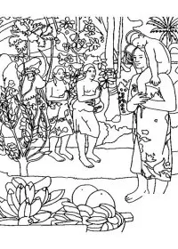 Fisă de colorat cu Picturi celebre de colorat p05