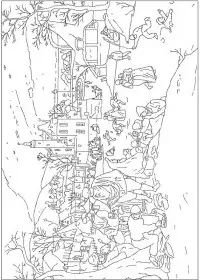 Fisă de colorat cu Picturi celebre de colorat p06