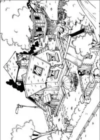 Piff Si Hercule de colorat