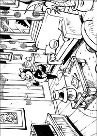 Fisă de colorat cu Piff si hercule de colorat p02