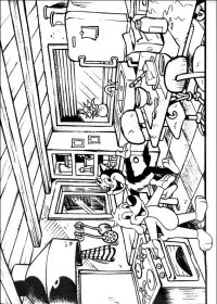 Fisă de colorat cu Piff si hercule de colorat p04