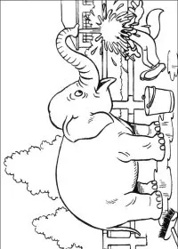 Fisă de colorat cu Piff si hercule de colorat p07