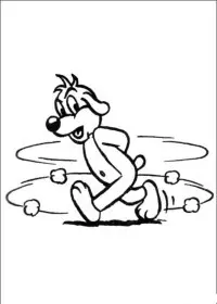 Fisă de colorat cu Piff si hercule de colorat p09