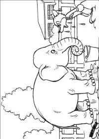 Fisă de colorat cu Piff si hercule de colorat p12