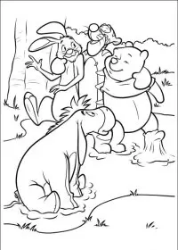 Fisă de colorat cu Piglet de colorat p09