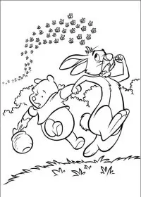 Fisă de colorat cu Piglet de colorat p13