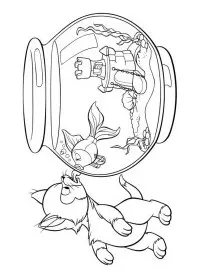 Fisă de colorat cu Pinocchio de colorat p29