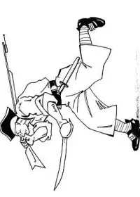 Fisă de colorat cu Pirati de colorat p20