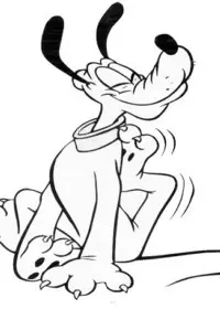 Fisă de colorat cu Pluto de colorat p13