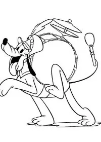 Fisă de colorat cu Pluto de colorat p14