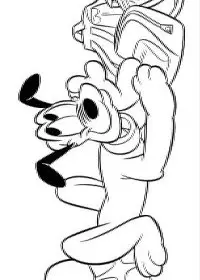 Fisă de colorat cu Pluto de colorat p21