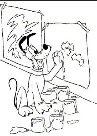 Fisă de colorat cu Pluto de colorat p22