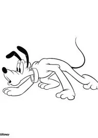 Fisă de colorat cu Pluto de colorat p23