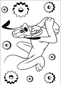 Fisă de colorat cu Pluto de colorat p41