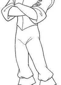 Pocahontas de colorat