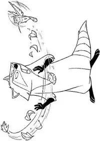 Fisă de colorat cu Pocahontas de colorat p15