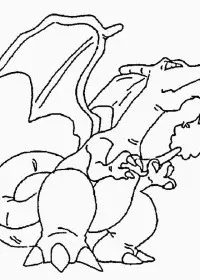 Fisă de colorat cu Pokemon de colorat p02