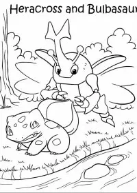 Fisă de colorat cu Pokemon de colorat p04