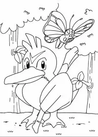 Fisă de colorat cu Pokemon de colorat p06