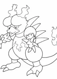 Fisă de colorat cu Pokemon de colorat p11