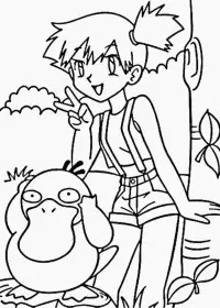 Fisă de colorat cu Pokemon de colorat p13