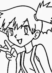 Fisă de colorat cu Pokemon de colorat p14