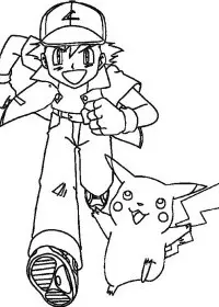 Fisă de colorat cu Pokemon de colorat p18