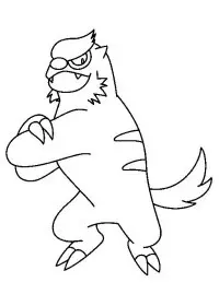 Fisă de colorat cu Pokemon de colorat p32