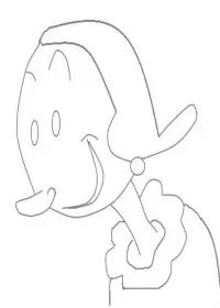 Popeye Marinarul de colorat