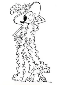 Fisă de colorat cu Popeye marinarul de colorat p11