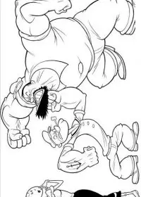 Fisă de colorat cu Popeye marinarul de colorat p15