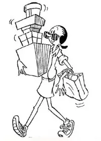 Fisă de colorat cu Popeye marinarul de colorat p19