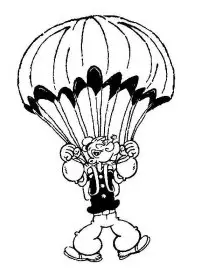 Fisă de colorat cu Popeye marinarul de colorat p26