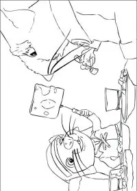 Fisă de colorat cu Povestea lui despereaux de colorat p07