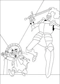 Fisă de colorat cu Povestea lui despereaux de colorat p09