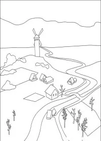 Fisă de colorat cu Povestea lui despereaux de colorat p15