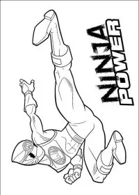 Fisă de colorat cu Power rangers de colorat p19