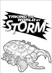 Fisă de colorat cu Power rangers de colorat p24