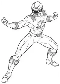 Fisă de colorat cu Power rangers de colorat p30