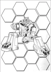 Fisă de colorat cu Power rangers de colorat p31