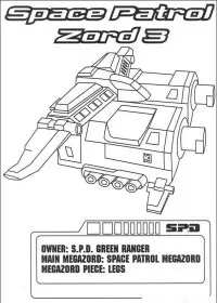 Fisă de colorat cu Power rangers de colorat p33