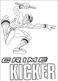 Fisă de colorat cu Power rangers de colorat p43