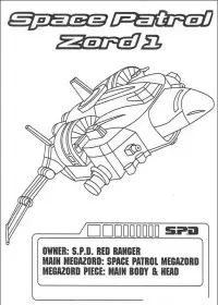 Fisă de colorat cu Power rangers de colorat p46