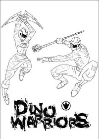 Fisă de colorat cu Power rangers de colorat p83