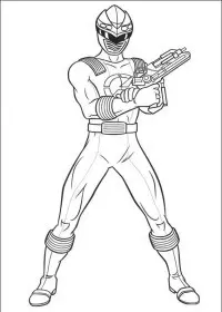 Fisă de colorat cu Power rangers de colorat p94
